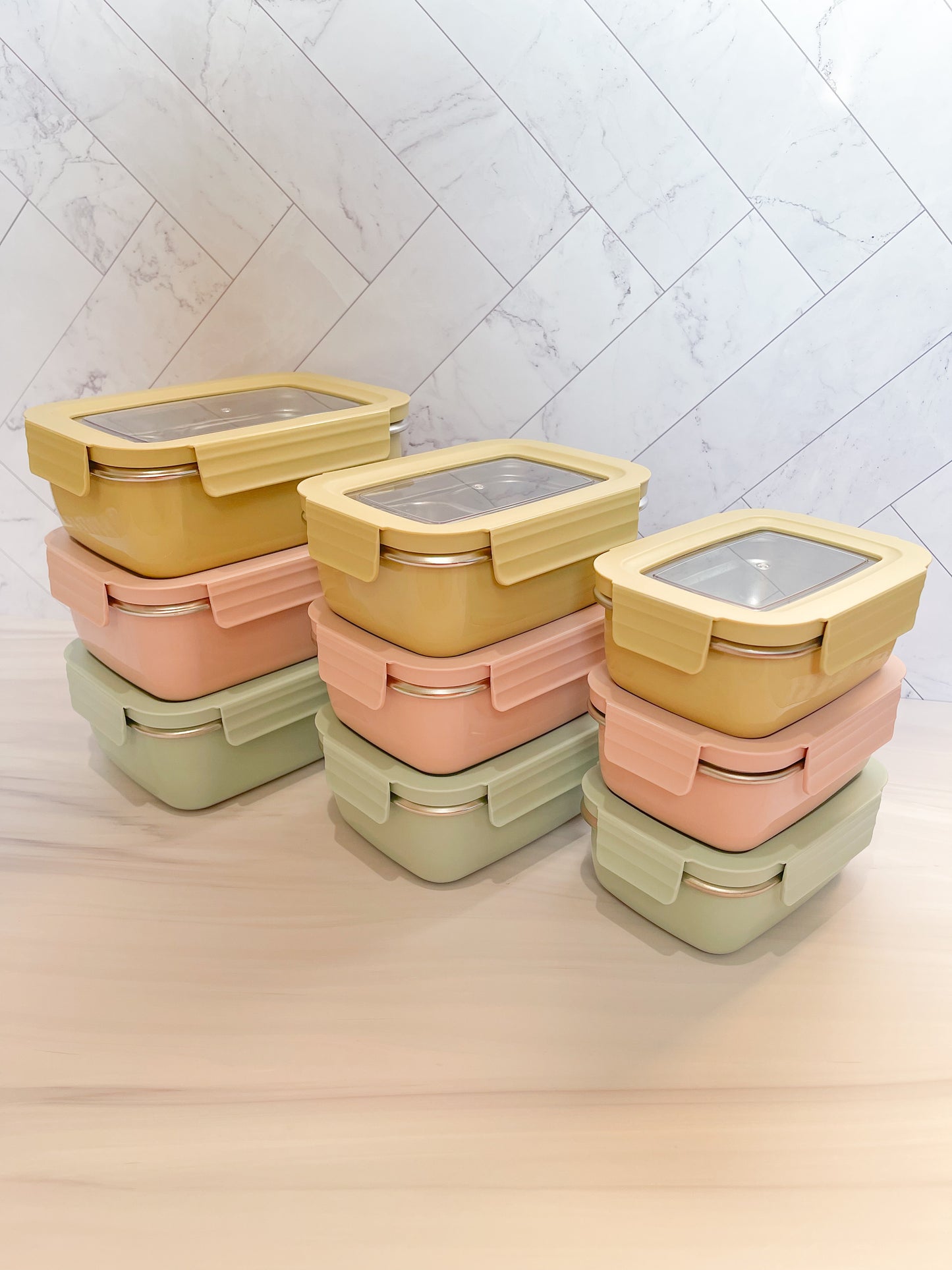 Lock & Go Stainless Steel Food Containers