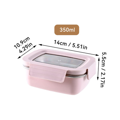 Lock & Go Stainless Steel Food Containers