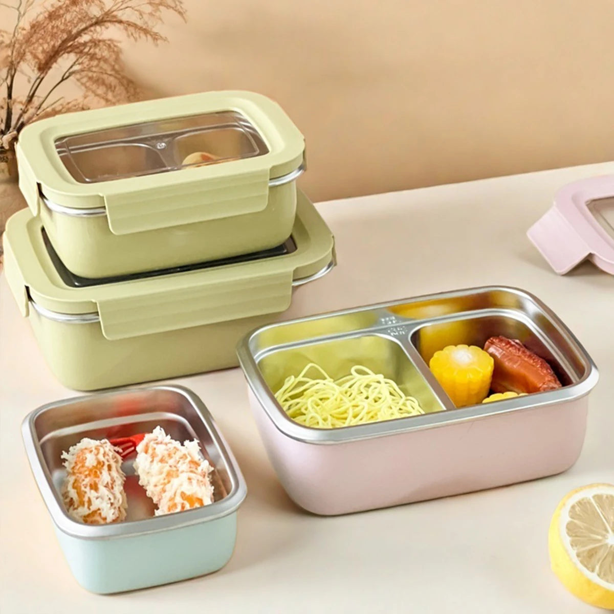 Lock & Go Stainless Lunch Box