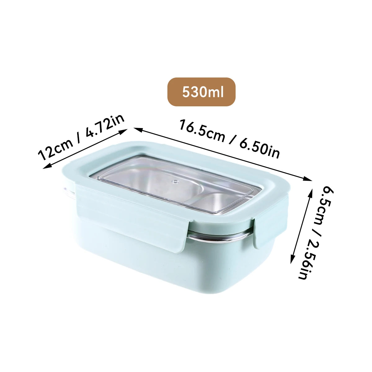Lock & Go Stainless Lunch Box
